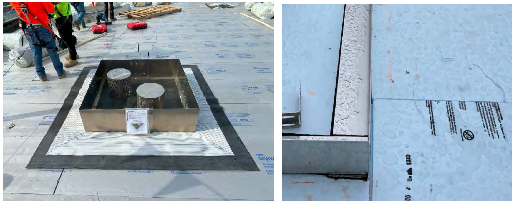 Installation step 2 drain enclosures and edging