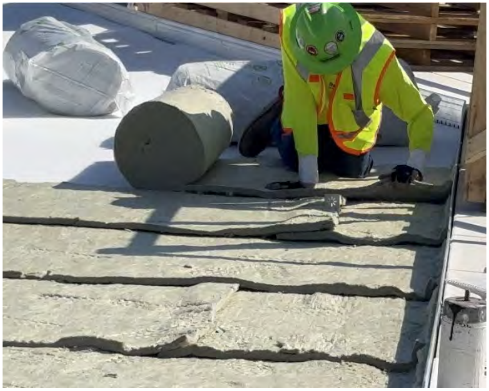 Installation step 5 needled mineral wool