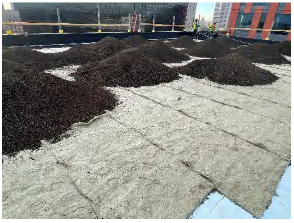 Installation step 6 growing media